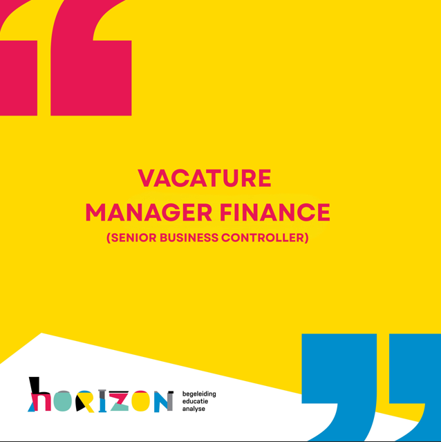 Vacature Manager Finance