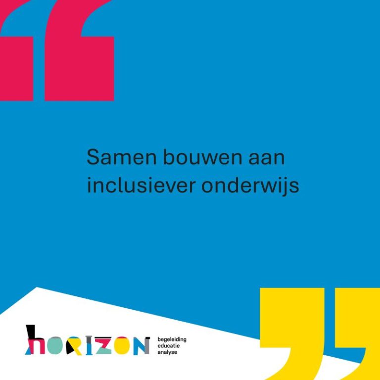 Samen bouwen aan inclusiever onderwijs